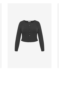 Shop the Lily Button Through Rib Top