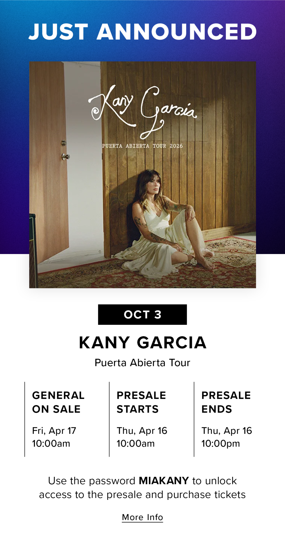 Kany Garcia | Oct 3