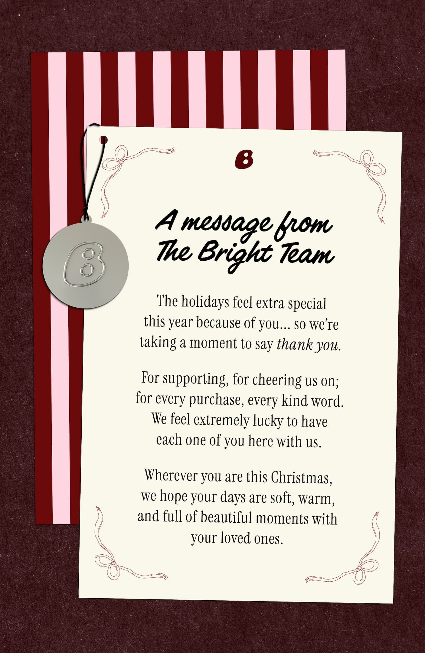 A message from the Bright Team