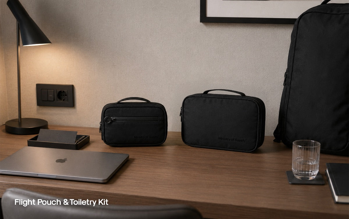 DopplerMatte Toiletry Kit and Flight Pouch
