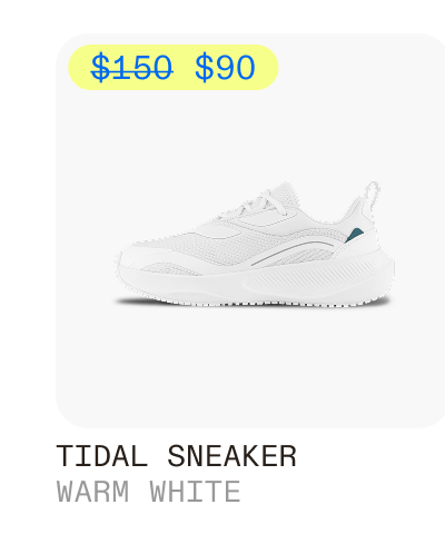 Tidal Sneaker Warm White