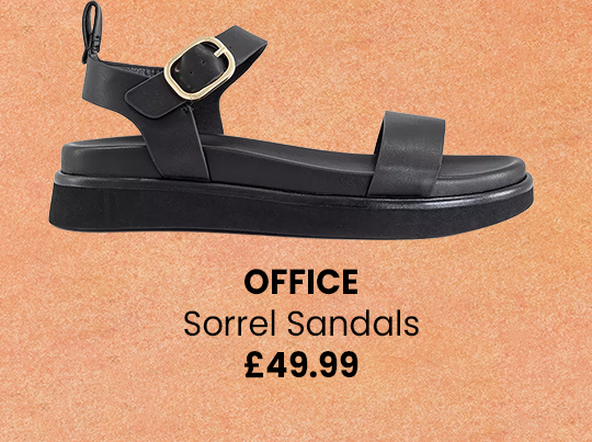 OFFICE Sorrel Two Part Footbed Sandals