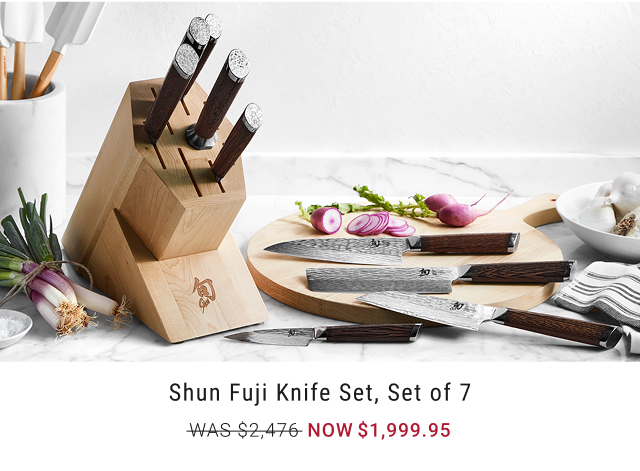 Shun Fuji Knife Set, Set of 7 NOW $1,999.95