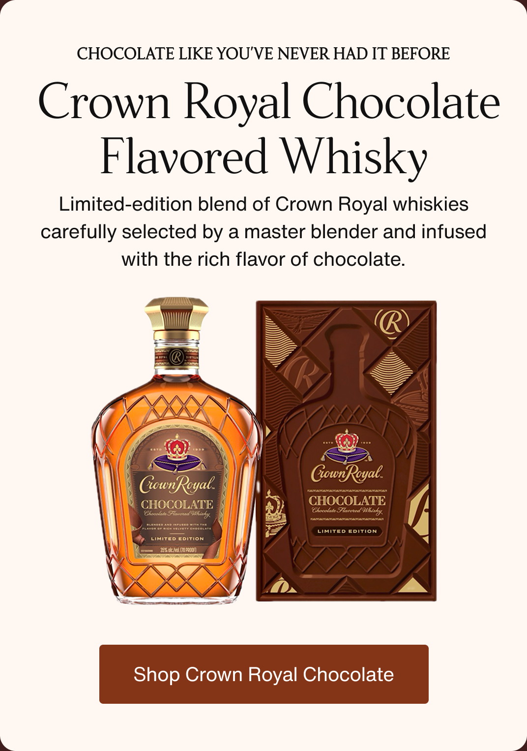 Shop Crown Royal Chocolate