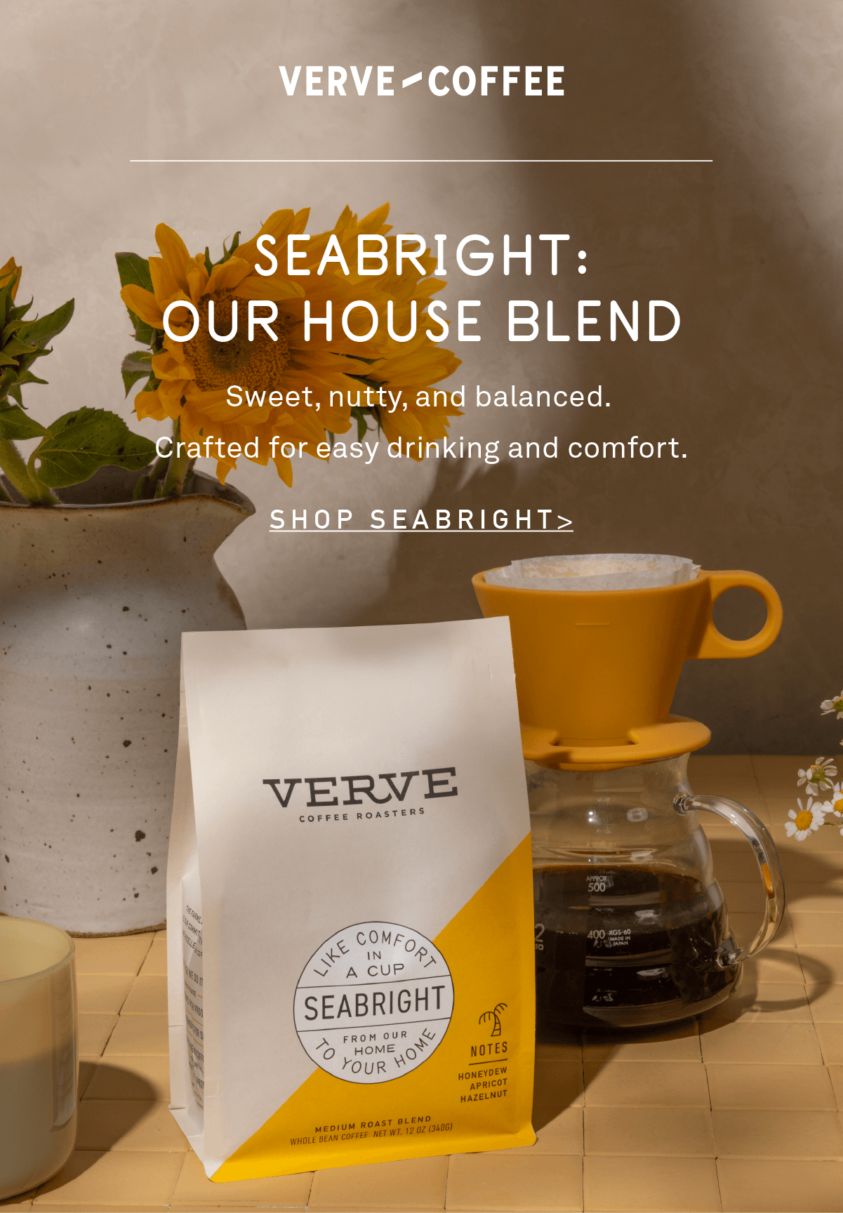 Seabright House Blend- sweet, nutty, and balanced