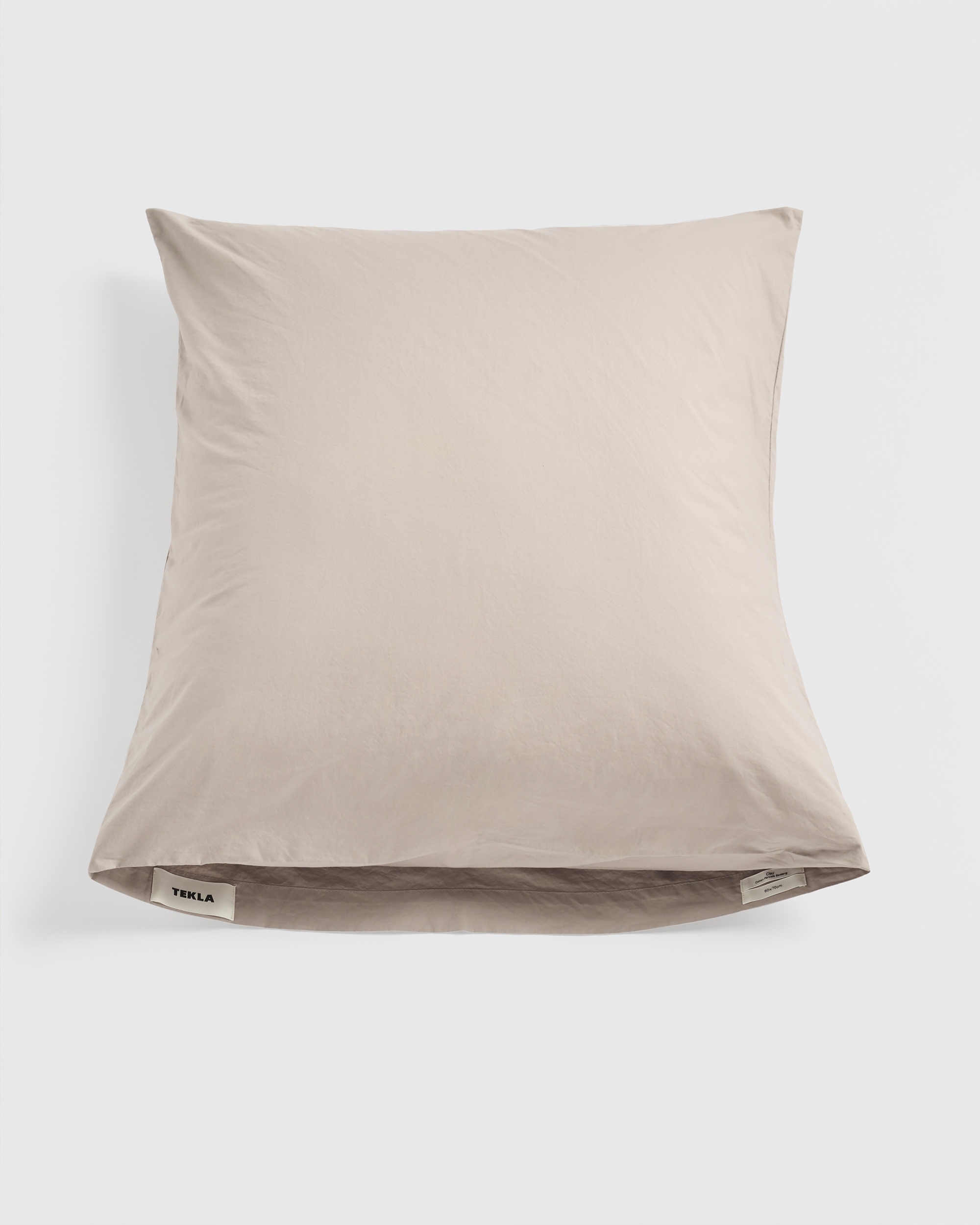 Clay Percale pillowcase