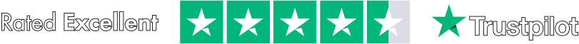 Rated excellent on Trustpilot
