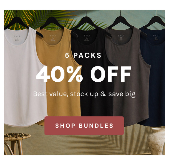 5 PACKS 40% OFF [SHOP BUNDLES]