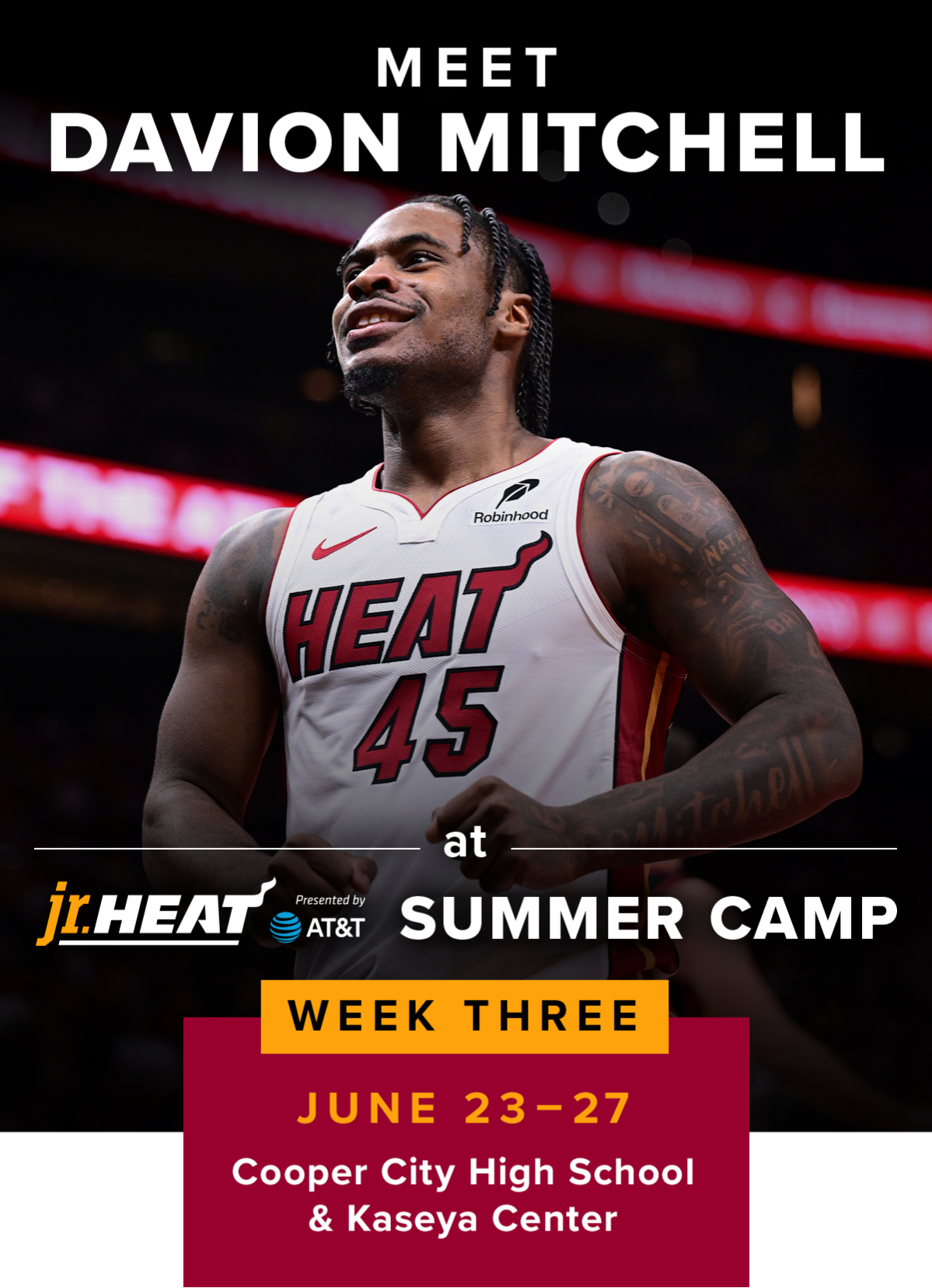 Jr. HEAT Summer Camp by AT&T