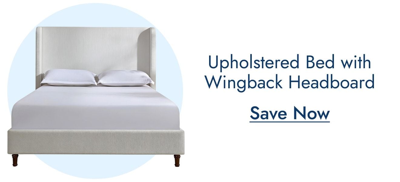 Contemporary Upholstered Platform Bed