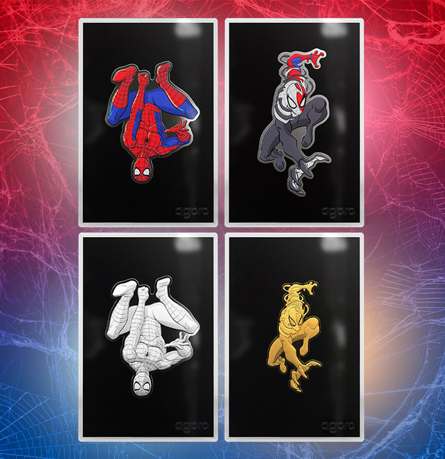 Spider-Man Transforms Blind Box Silver Collectible