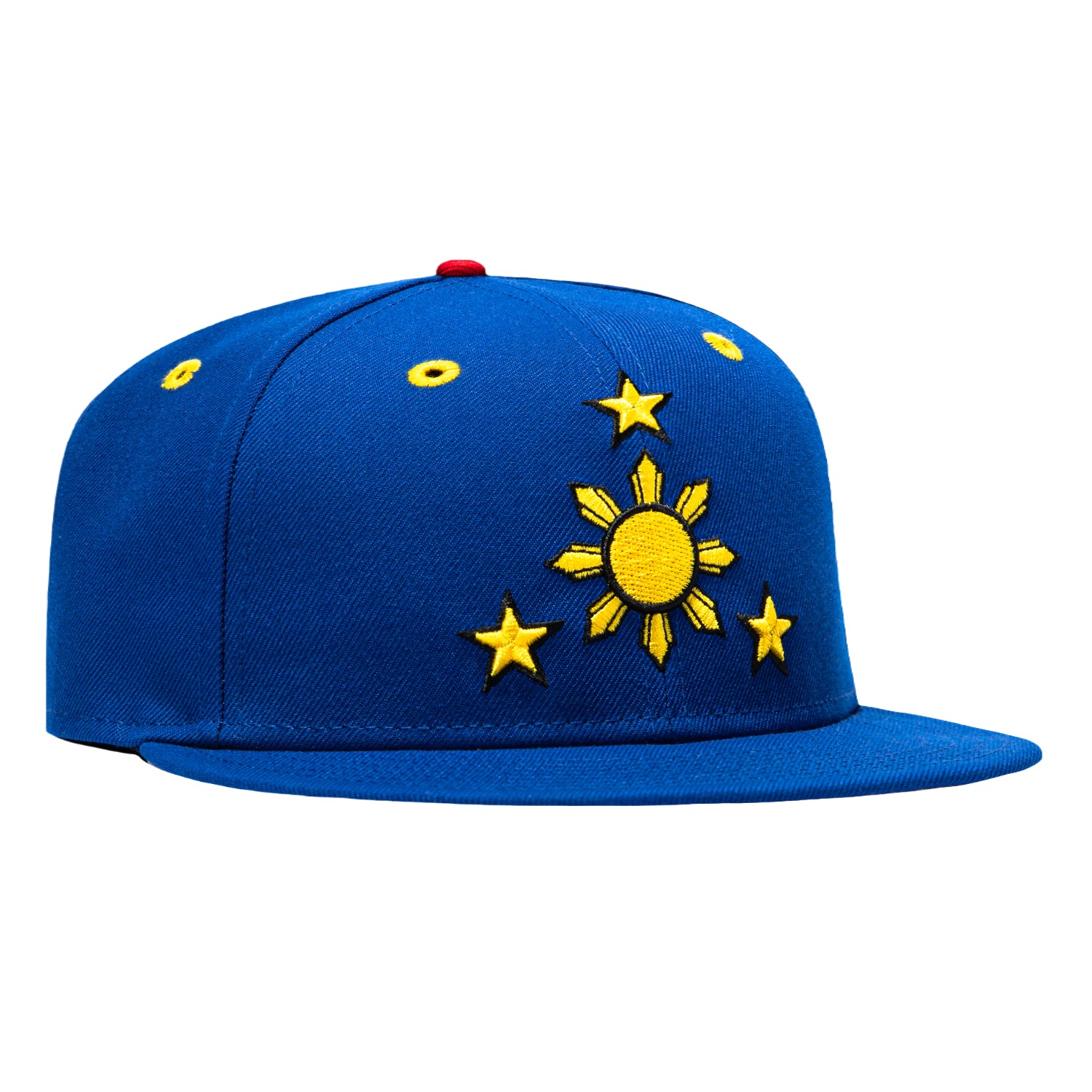 Image of New Era 59Fifty Filipino Flag Patch Hat -  Royal