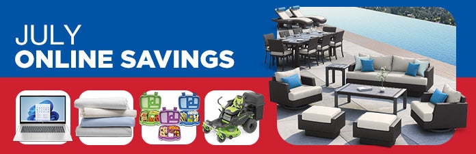 Shop July Online Savings