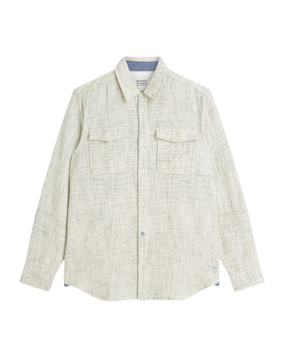 Melange Waffle Regular-Fit Shirt