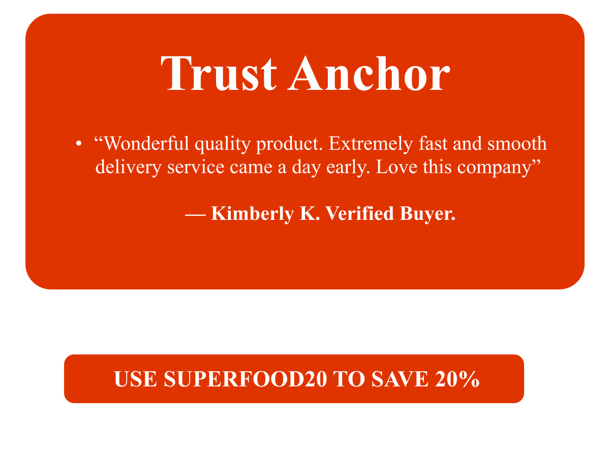 &nbsp;Use SUPERFOOD20 to Save 20%