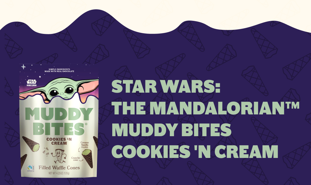 Star Wars: The Mandalorian TM Muddy Bites Cookies 'n Cream