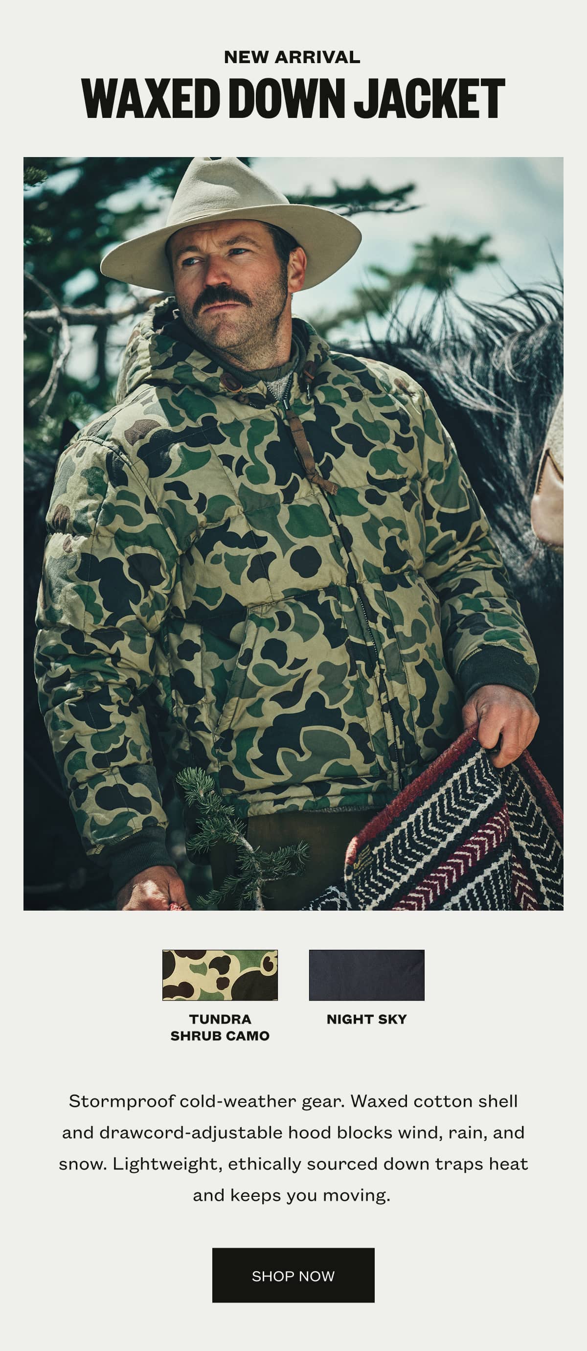 New Arrival - The Waxed Down Jacket