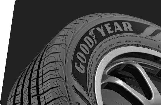 A Goodyear&reg; tire