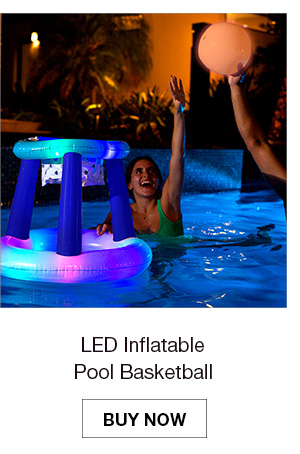 LED Inflatable Pool Basketball