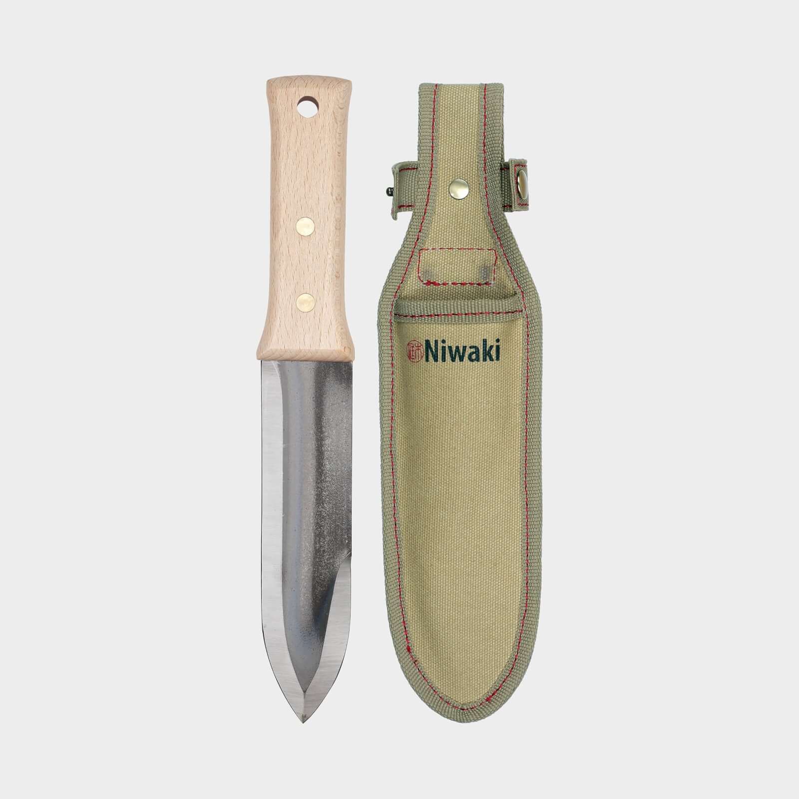 Image of Niwaki Hori Hori Knife + Canvas Holster
