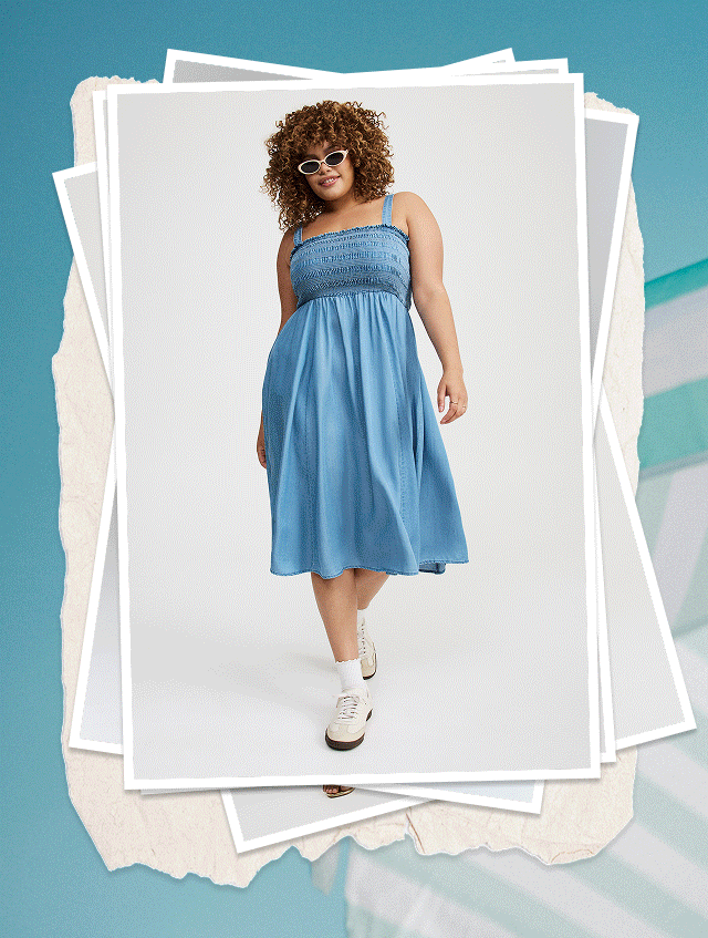 GIF of Women In Dresses