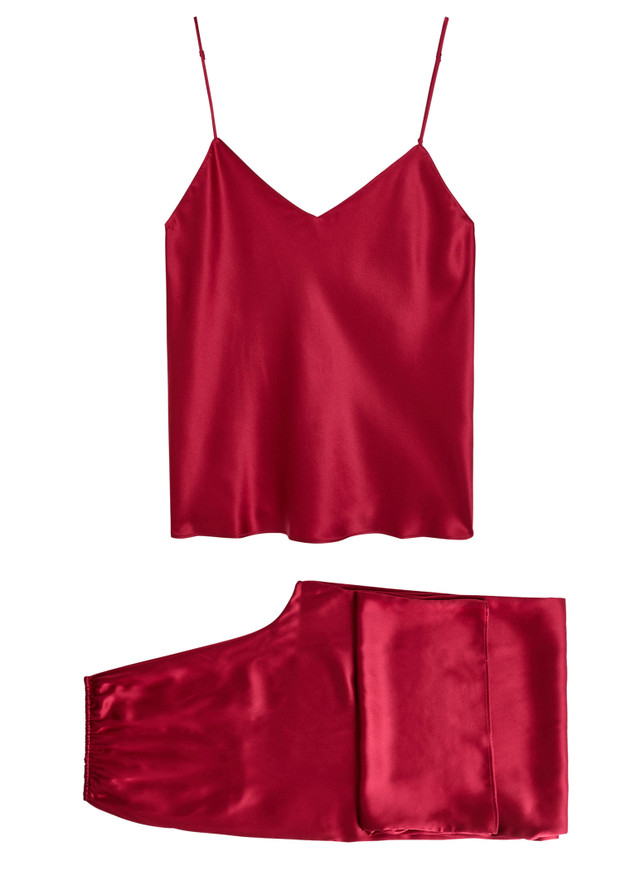 OLIVIA VON HALLE Bliss silk pyjama set