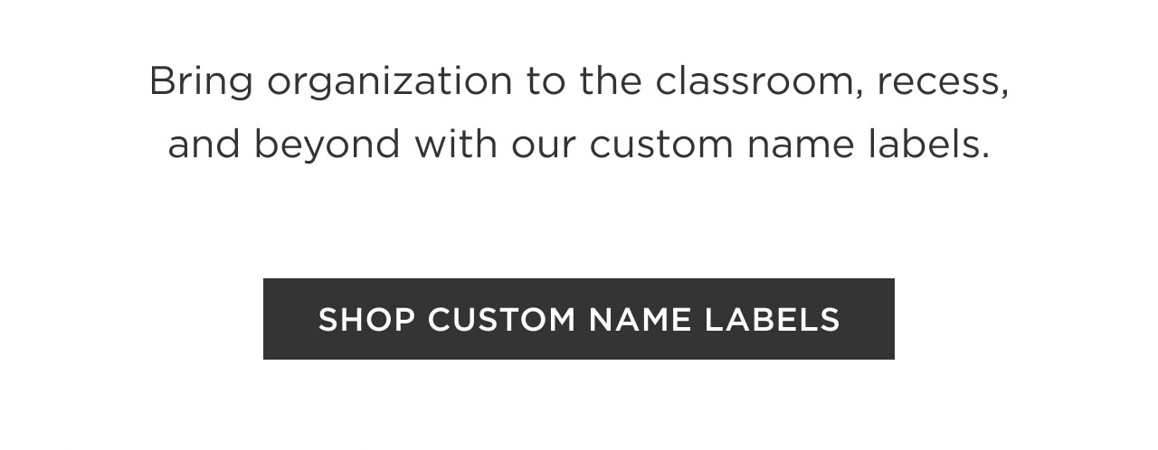 Shop Custom Name Labels
