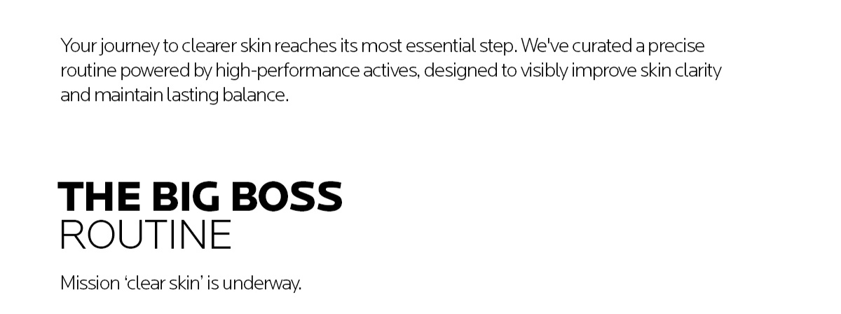 THE BIG BOSS ROUTINE