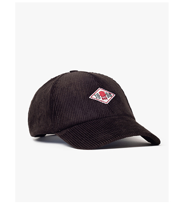 Cord Cap in Dark Brown