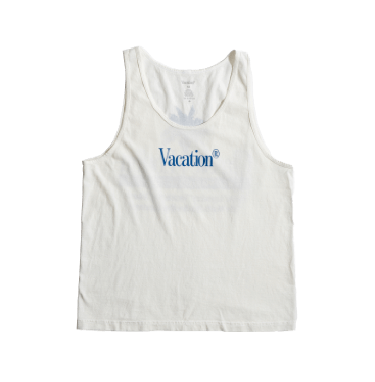 Image of Vacation® White Sleeveless Shirt