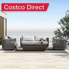 Grand Leisure Vega 4-Piece Outdoor Patio Deep Seating Set