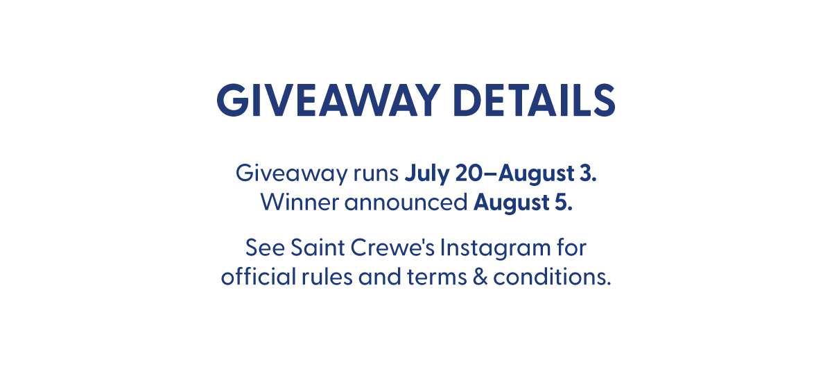 For giveway details, find our rule, terms and conditions on our instagarm