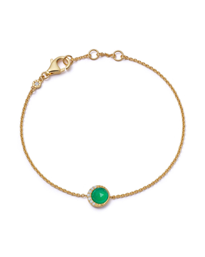 Green Chalcedony Bracelet