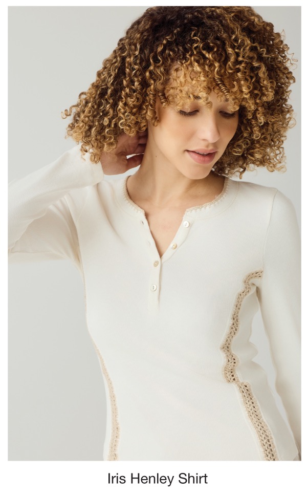 Shop Iris Henley Shirt