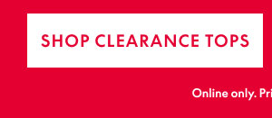 Clearance Tops 60% Off