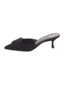 Suede Mules