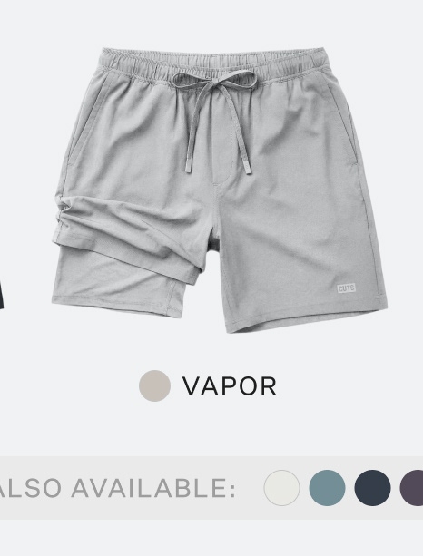 Crossover Short Lined in Vapor
