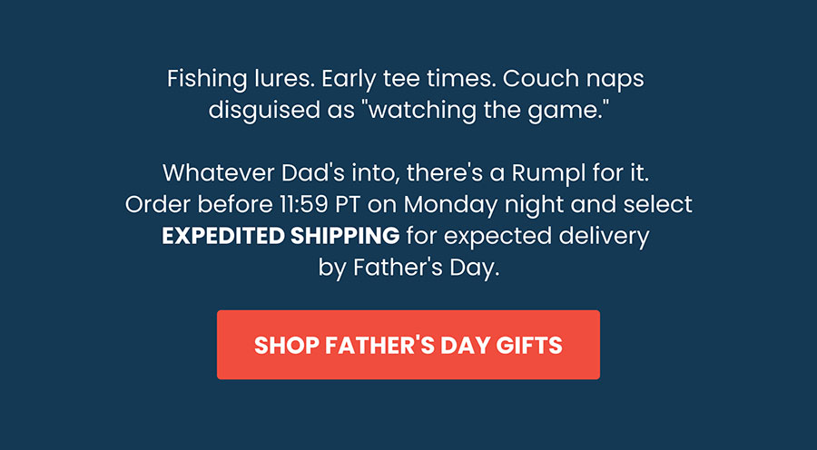 Use express shipping for expected delivery by Father's Day