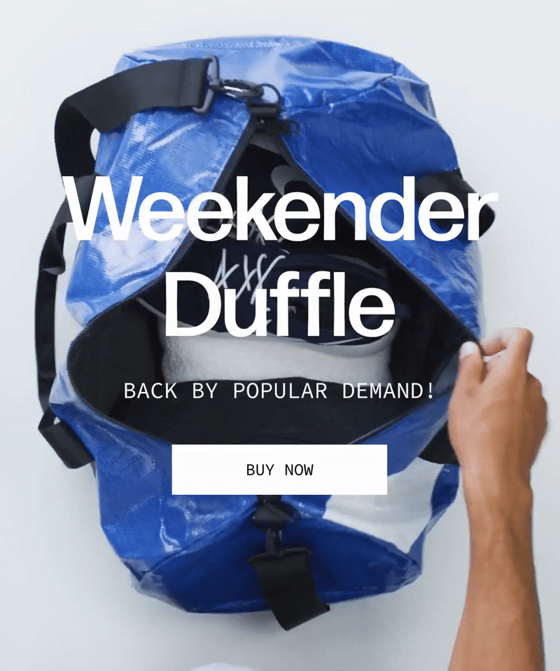 Weekender Duffle  Back by popular demand! | [BUY NOW]