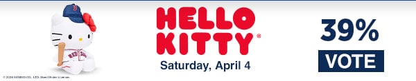 Hello Kitty Day. Saturday, April 4. Vote.