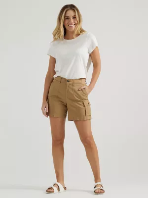 Women's Ultra Lux Comfort with Flex-to-Go Relaxed Fit Cargo Short