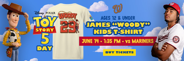 Toy Story 5 Day - june 14 vs Mariners