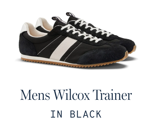 Mens Wilcox Trainer in black