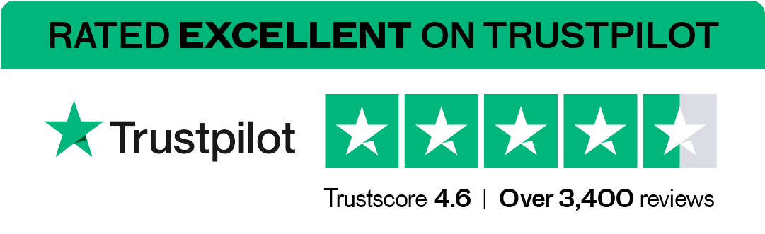 RATED EXCELLENT ON TRUSTPILOT