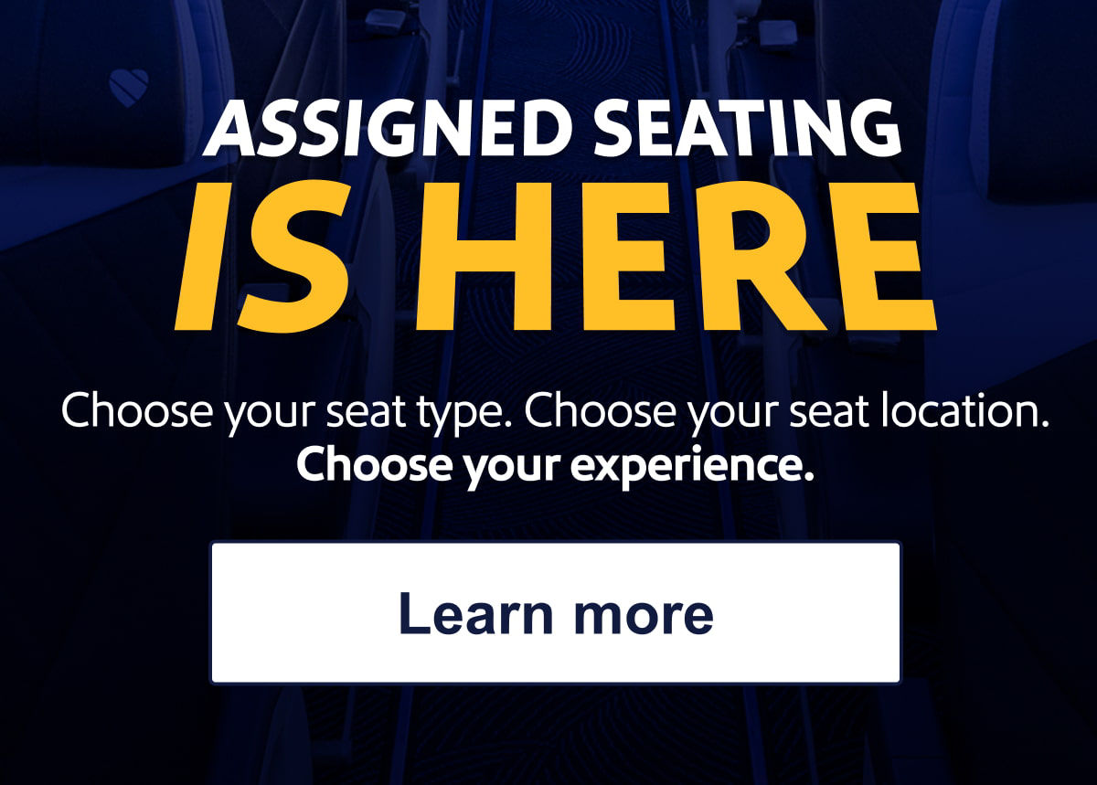 ASSIGNED SEATING IS HERE. Choose your seat type. Choose your seat location. Choose your experience.