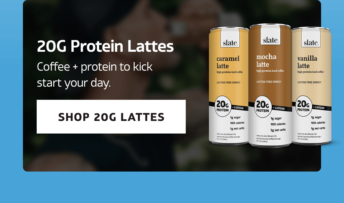 Caffeine + protein before the day even begins. | SHOP ICED COFFEE
