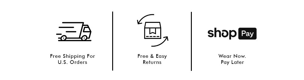 Free Shipping For US Orders. Free & Easy Returns. 