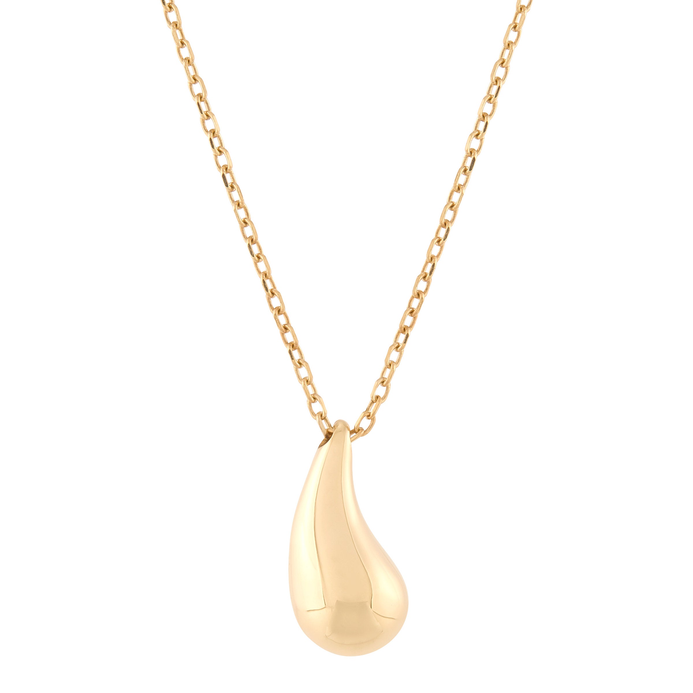14kt Yellow Gold Teardrop Pendant