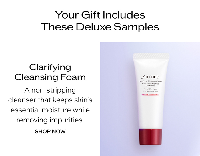 Clarifying Cleansing Foam A non-stripping cleanser that keeps skin's essential moisture while removing impurities.