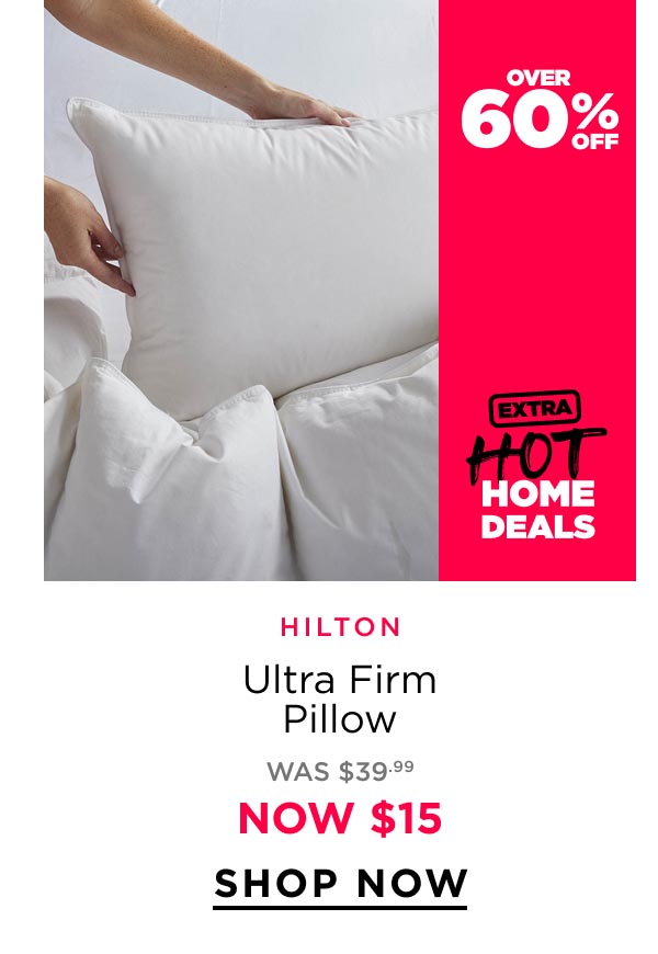 Hilton Ultra Firm Pillow	